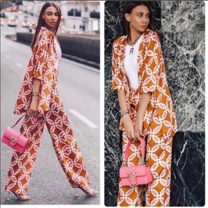 Printed pajama pants set . Brand new with tag